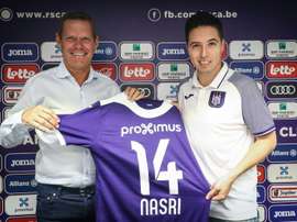 Nasri is at Anderlecht to help the next generation of footballers. AFP