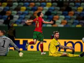 Diogo Jota dévoilé son idole d'enfance. afp