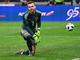 Akinfeev will be a formidable presence between the sticks at the World Cup. AFP