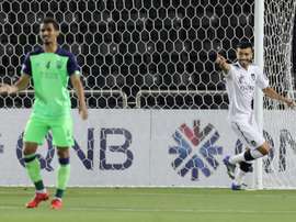 Boualem Khouki bagged a brace. AFP