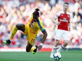Crystal Palace hope to prevent Zaha's departure. AFP