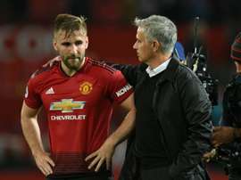 Luke Shaw parle de Mourinho. AFP