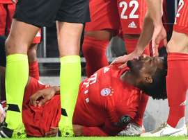 Coman expected back in January for Bayern despite knee injury. AFP