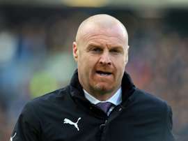 Sean Dyche is not happy with the pitch. AFP