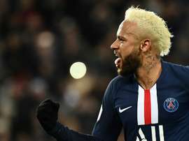 Neymar, pronto para a Champions. AFP