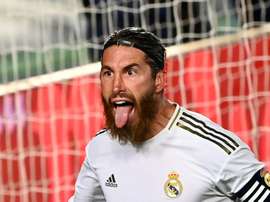 Sergio Ramos scored the only goal of the game. AFP