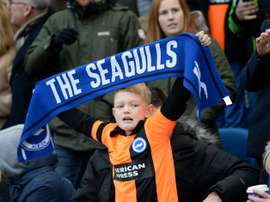 Brighton has now gone five league matches without giving up a goal and has a one point lead on Middlesbrough