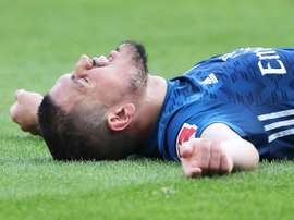 Hamburg are on the brink of relegation. AFP