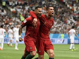 Portugal drew 1-1 with Iran. AFP
