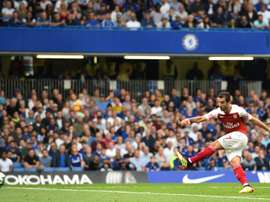 Henrikh Mkhitaryan no jugó contra el Qarabag y tampoco lo hará en Bakú. AFP/Archivo