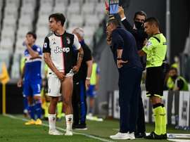 Paulo Dybala toujours en entraînement individuel. afp
