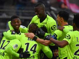 Pepe helped to extend Lille's lead in the table. AFP