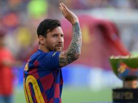 Messi não treina e preocupa contra o Betis. AFP