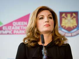 Karren Brady explained how Premier League stadia would be once games resume. AFP