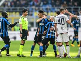 Inter frustrations boil over in Serie A, Roma end Lazio's historic run. AFP