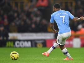 Sterling, back for CIty's UCL clash in Madrid . AFP