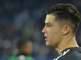 Cristiano Ronaldo may not play against Roma. AFP