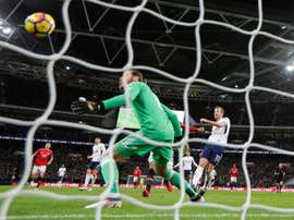 United a craqué face à Tottenham. AFP