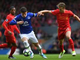 O brasileiro esteve 10 épocas em Anfield Road. AFP