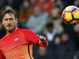 Romas Italian forward Francesco Totti