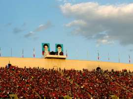 The Iranian women's team will play at the national stadium for the first time. AFP