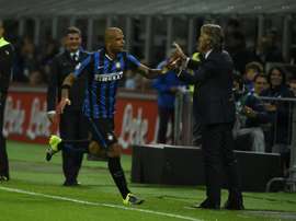 Felipe Melo revives the fight. AFP