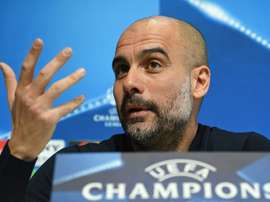 Guardiola aprovechó que la eliminatoria estaba sentenciada para dar minutos a sus promesas. AFP
