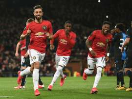 Bruno Fernandes, o cérebro do United. AFP