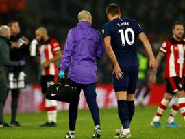 England skipper Kane out until April with hamstring injury. AFP
