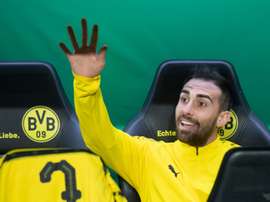 Alcacer has been in excellent form this season. AFP