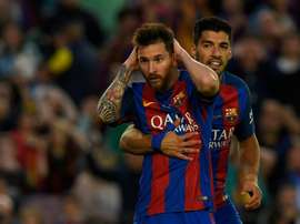 Luis Suárez dice adiós. AFP