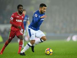 Aaron Lennon upbeat after joining Burnley from Everton. AFP