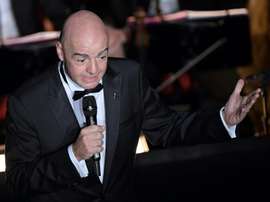 Infantino wants racist fans to be banned from entering football grounds. AFP