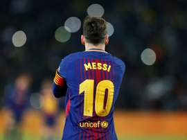 Barcelona's new captain - Lionel Messi. AFP
