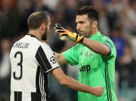 Buffon and Chiellini extend Juve deals until 2021. AFP