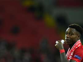 Quincy Promes scored for Spartak against Dynamo. AFP