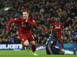 Liverpool recusa proposta do Sevilla por Shaqiri. AFP