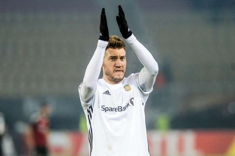 Bendtner was not involved for Denmark in the UEFA Nations League. AFP