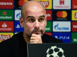 Guardiola fala sobre a recuperação de De Bruyne e Laporte. AFP