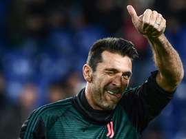 Buffon passe en revue l'actualité de la Juventus. AFP
