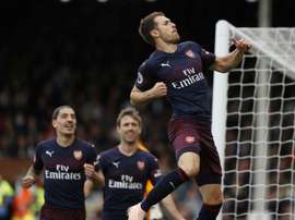 Aaron Ramsey is set to leave Arsenal at the end of the season. AFP