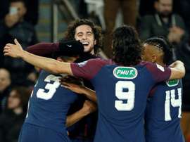 PSG cruised to victory over Guingamp despite Neymar's absence. AFP