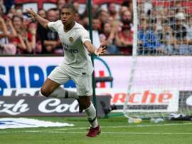Mbappe came off the bench to score a brace for his side. AFP