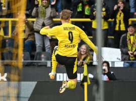 Haaland celebrates a goal. afp_en