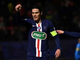 Cavani pode ser anunciado nos próximos dias como reforço do Atlético de Madrid. AFP