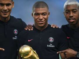 Mbappe is set to make his first appearance back with PSG following the World Cup. AFP