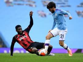 David Silva (R) scored in Man City's 2-1 win over Bournemouth. AFP