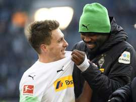 Despite a month on top, 'Gladbach boss Rose wary of title talk. AFP