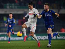 Ronaldo sets scoring record but Juventus fall in Verona