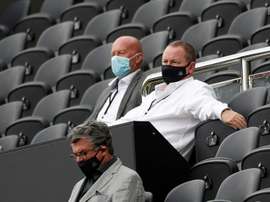 Newcastle United owner Mike Ashley (right). AFP